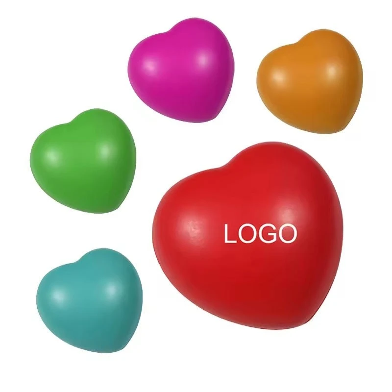 Heart Shape PU Foam Stress Ball factory